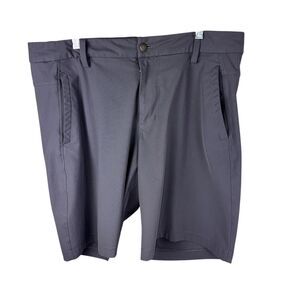 Lululemon Gray Stretch Golf Casual Travel Chino Shorts Sz 36 XL